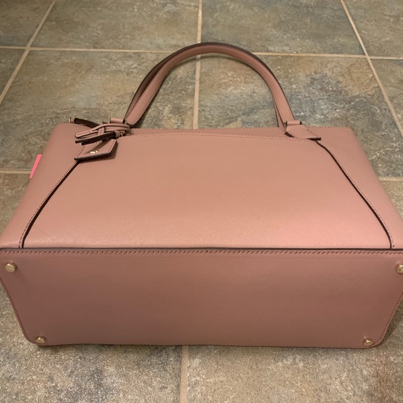KATE SPADE CAMERON LARGE POCKET TOTE LEATHER PEONY - Picture 6 of 8
